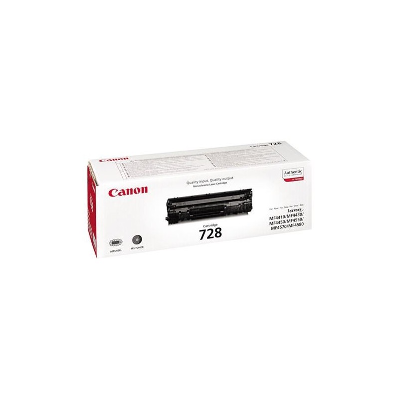 Canon 728 Negro Cartucho de Toner Original - 3500B002