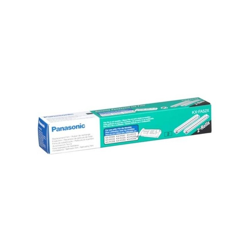 Panasonic KX-FA52X Pack de 2 Rollos de Transferencia Termica Originales