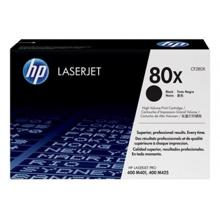 HP CF280X Negro Cartucho de Toner Original - 80X