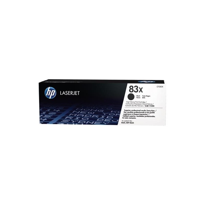 HP CF283X Negro Cartucho de Toner Original - 83X