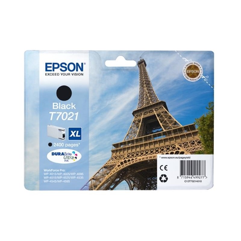 Epson T7021 Negro Cartucho de Tinta Original - C13T70214010