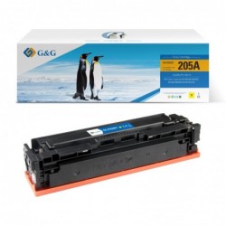 G&G HP CF532A Amarillo Cartucho de Toner Generico - Reemplaza 205A