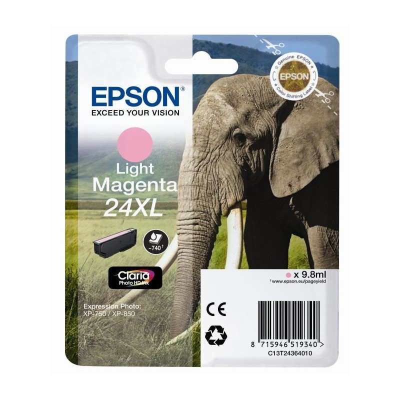 Epson T2436 (24XL) Magenta Light Cartucho de Tinta Original - C13T24364012