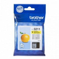 Brother LC3211 Amarillo Cartucho de Tinta Original - LC3211Y