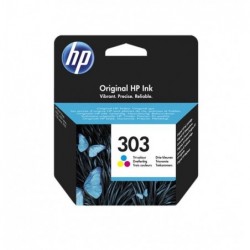 HP 303 Color Cartucho de Tinta Original - T6N01AE