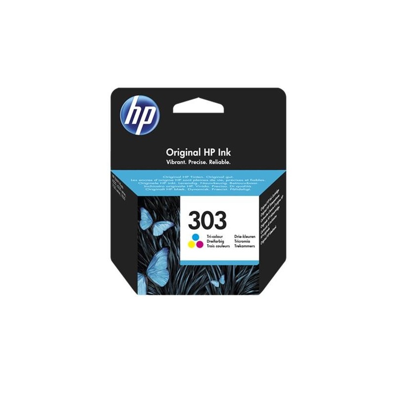 HP 303 Color Cartucho de Tinta Original - T6N01AE