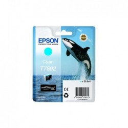 Epson T7602 Cyan Cartucho de Tinta Original - C13T76024010