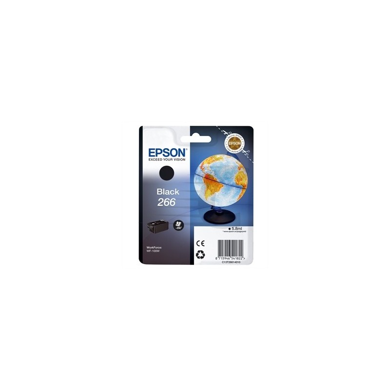 Epson T266 Negro Cartucho de Tinta Original - C13T26614010