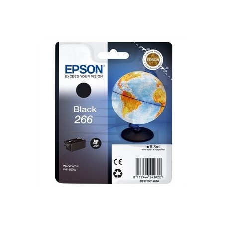 Epson T266 Negro Cartucho de Tinta Original - C13T26614010