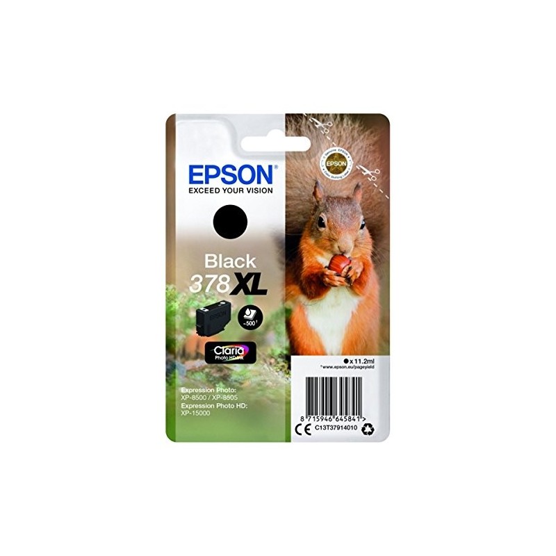 Epson 378XL Negro Cartucho de Tinta Original - C13T37914010