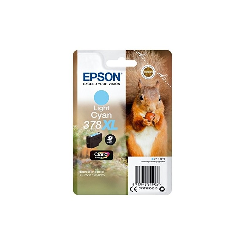 Epson 378XL Cyan Light Cartucho de Tinta Original - C13T37954010