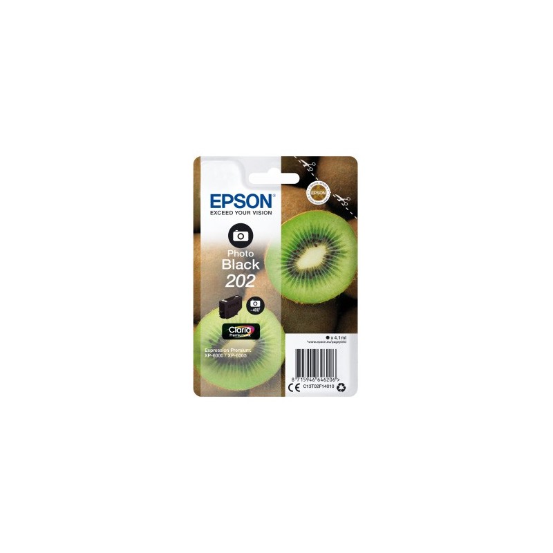 Epson 202 Negro Photo Cartucho de Tinta Original - C13T02F14010