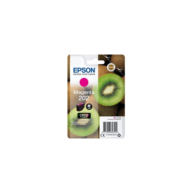 Epson 202 Magenta Cartucho de Tinta Original - C13T02F34010