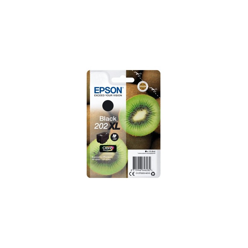 Epson 202XL Negro Cartucho de Tinta Original - C13T02G14010