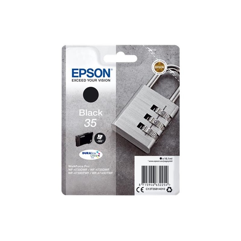 Epson T3581 (35) Negro Cartucho de Tinta Original - C13T35814010