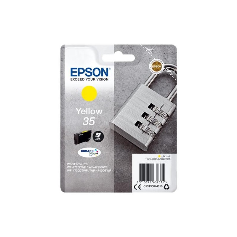 Epson T3584 (35) Amarillo Cartucho de Tinta Original - C13T35844010