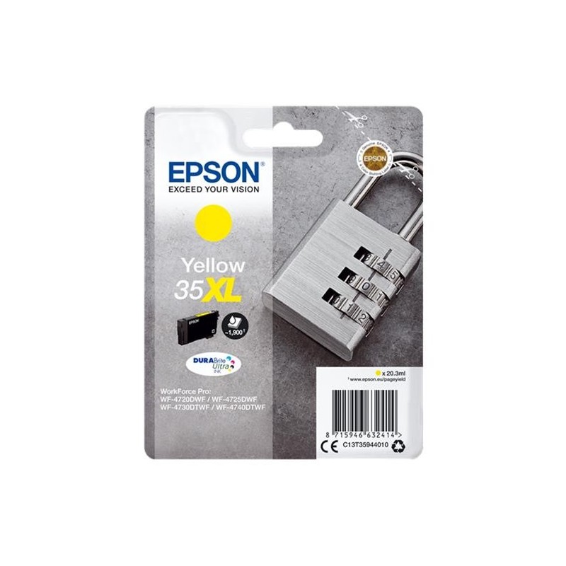 Epson T3594 (35XL) Amarillo Cartucho de Tinta Original - C13T35944010