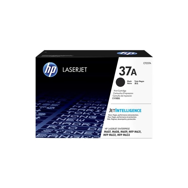 HP CF237A Negro Cartucho de Toner Original - 37A