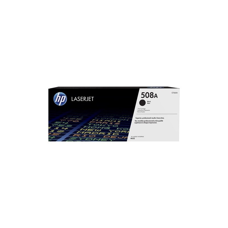 HP CF360A Negro Cartucho de Toner Original - 508A