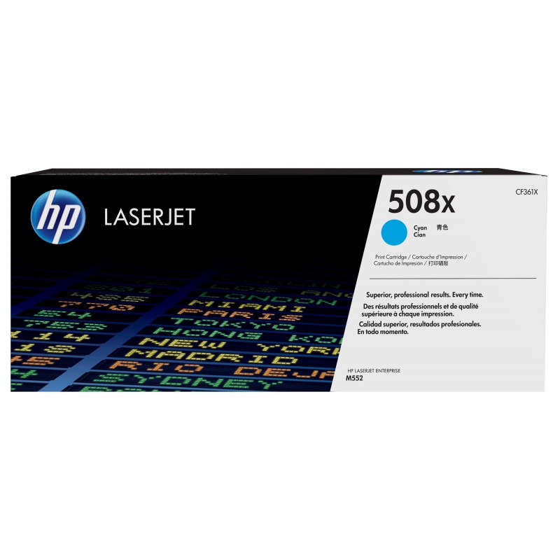 HP CF361X Cyan Cartucho de Toner Original - 508X