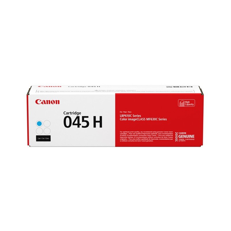 Canon 045H Cyan Cartucho de Toner Original - 1245C002