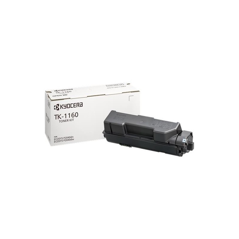 Kyocera TK1160 Negro Cartucho de Toner Original - 1T02RY0NL0