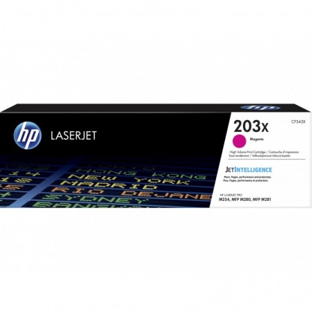 HP CF543X Magenta Cartucho de Toner Original - 203X