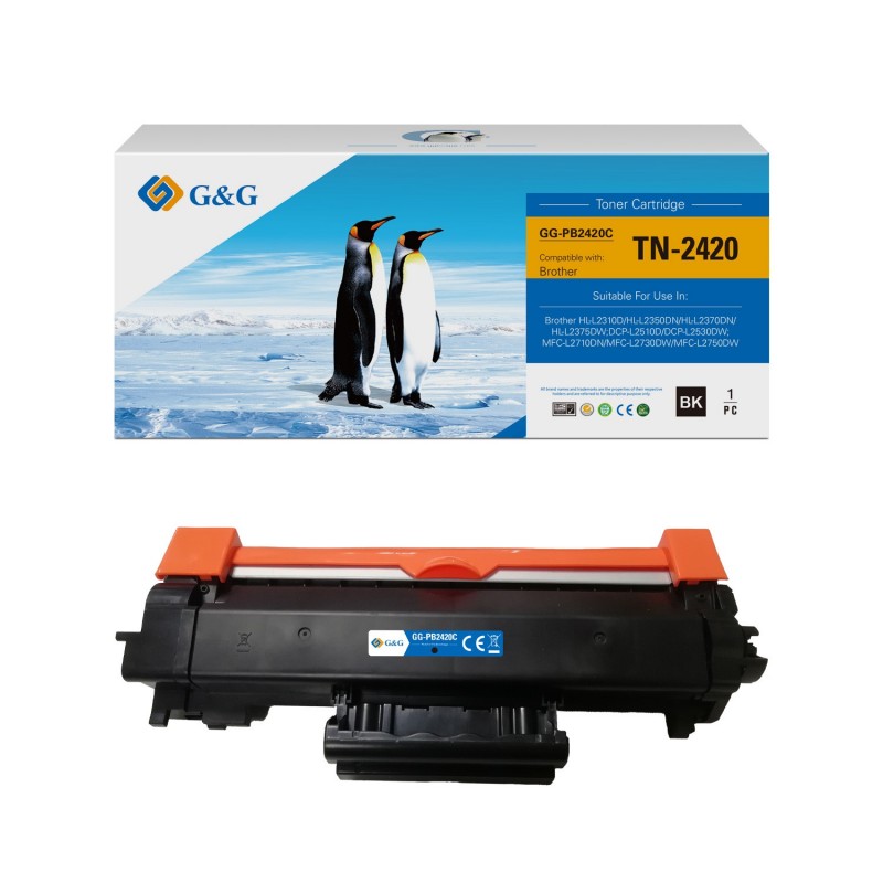 G&G Brother TN2420/TN2410 Negro Cartucho de Toner Generico