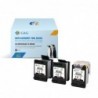 G&G HP 302XL Negro Pack de 3 Cartuchos de Tinta Remanufacturados - Eco Saver - Muestra Nivel de Tinta - Reemplaza F6U68AE/F6U66A