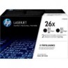 HP CF226X Negro Pack de 2 Cartuchos de Toner Originales - 26X