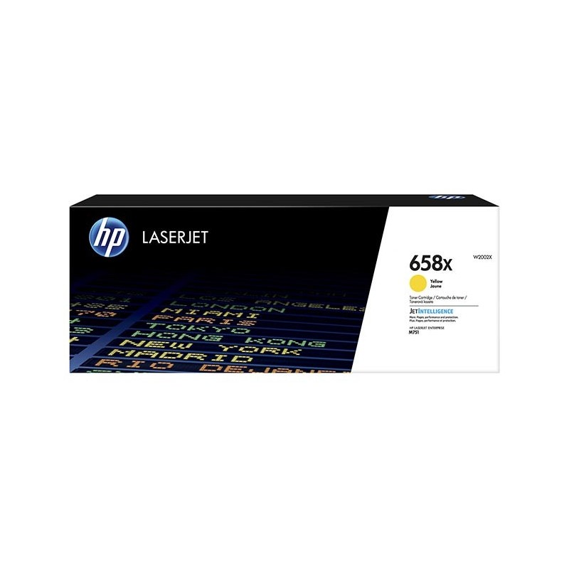 HP W2002X Amarillo Cartucho de Toner Original - 658X