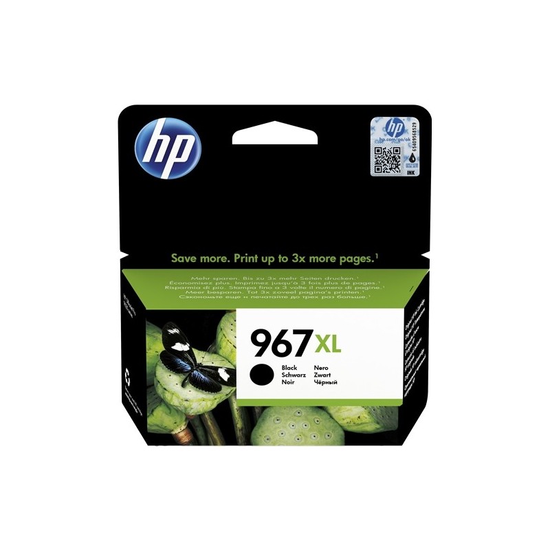 HP 967XL Negro Cartucho de Tinta Original - 3JA31AE