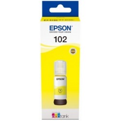 Epson 102 Amarillo Botella de Tinta Original - C13T03R440