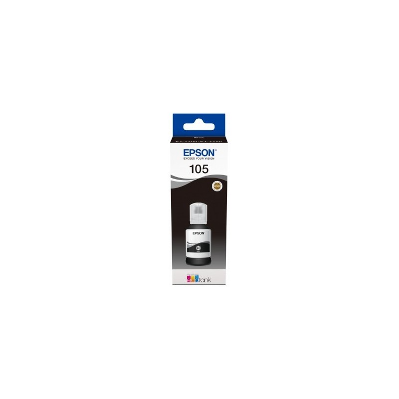 Epson 105 Negro Botella de Tinta Pigmentada Original - C13T00Q140