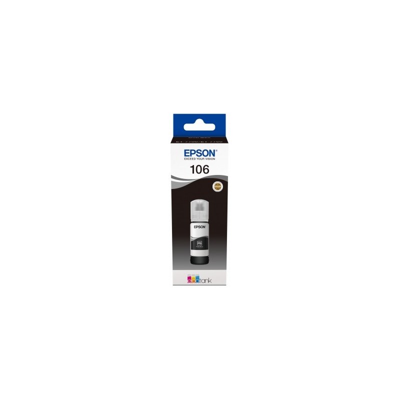 Epson 106 Negro Photo Botella de Tinta Original - C13T00R140