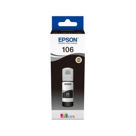 Epson 106 Negro Photo Botella de Tinta Original - C13T00R140