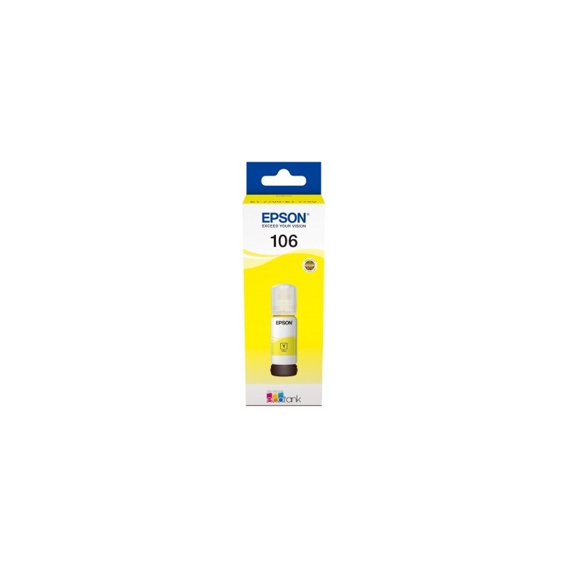 Epson 106 Amarillo Botella de Tinta Original - C13T00R440