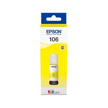 Epson 106 Amarillo Botella de Tinta Original - C13T00R440