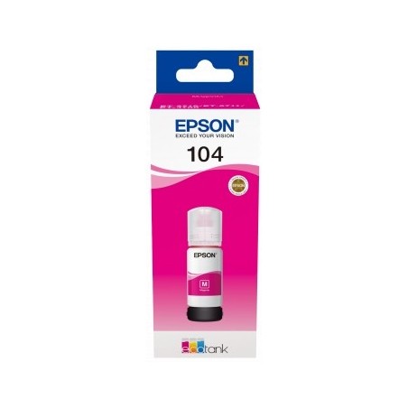 Epson 104 Magenta Botella de Tinta Original - C13T00P340