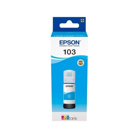 Epson 103 Cyan Botella de Tinta Original - C13T00S24A10