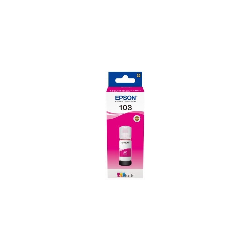 Epson 103 Magenta Botella de Tinta Original - C13T00S34A10