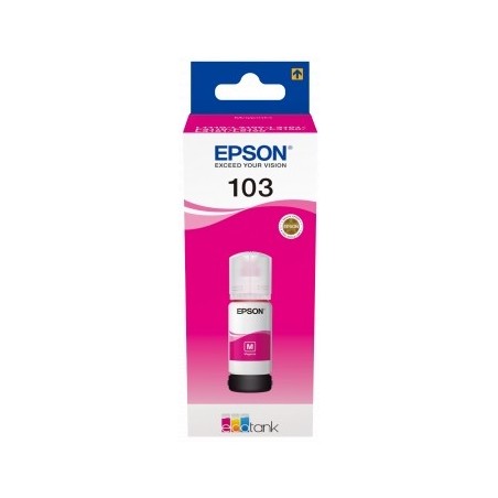 Epson 103 Magenta Botella de Tinta Original - C13T00S34A10