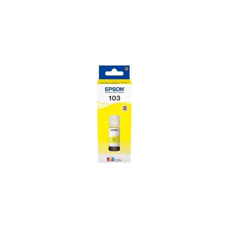 Epson 103 Amarillo Botella de Tinta Original - C13T00S44A10