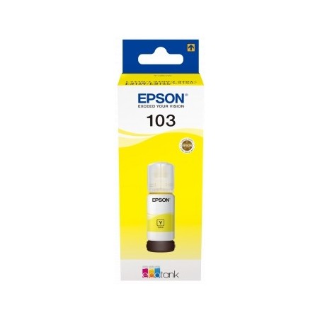 Epson 103 Amarillo Botella de Tinta Original - C13T00S44A10