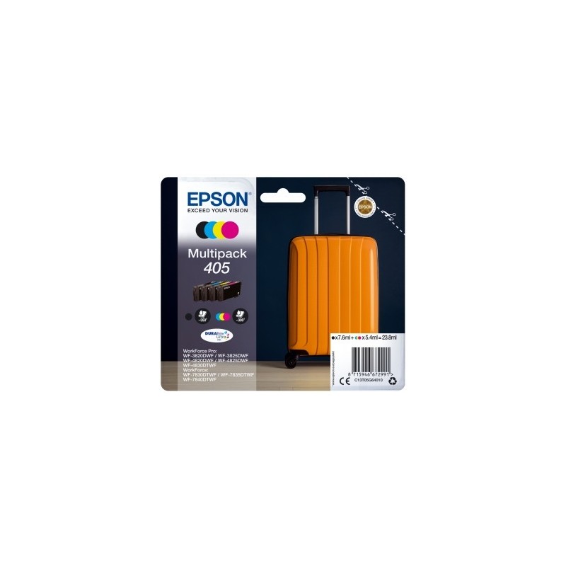 Epson 405 Pack de 4 Cartuchos de Tinta Originales - C13T05G64010