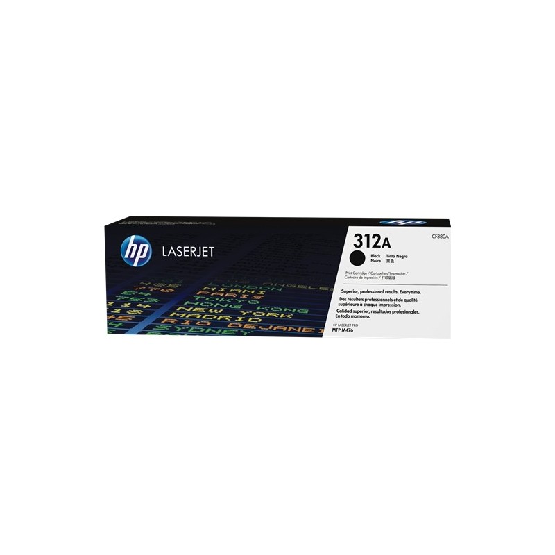 HP CF380A Negro Cartucho de Toner Original - 312A