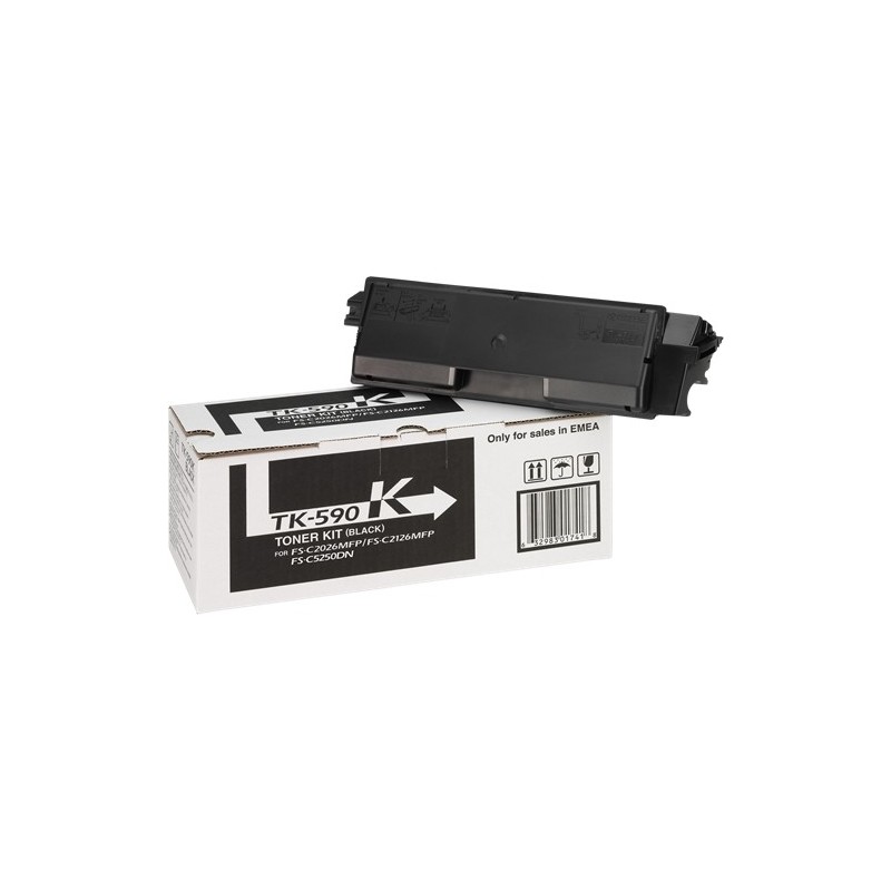 Kyocera TK590 Negro Cartucho de Toner Original - 1T02KV0NL0/TK590K