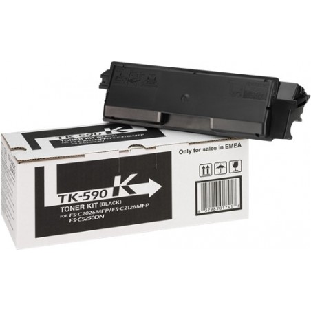 Kyocera TK590 Negro Cartucho de Toner Original - 1T02KV0NL0/TK590K