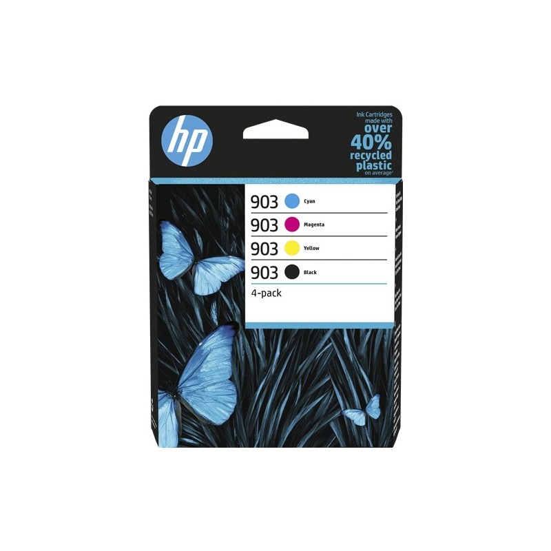 HP 903 Pack de 4 Cartuchos de Tinta Originales - 6ZC73AE