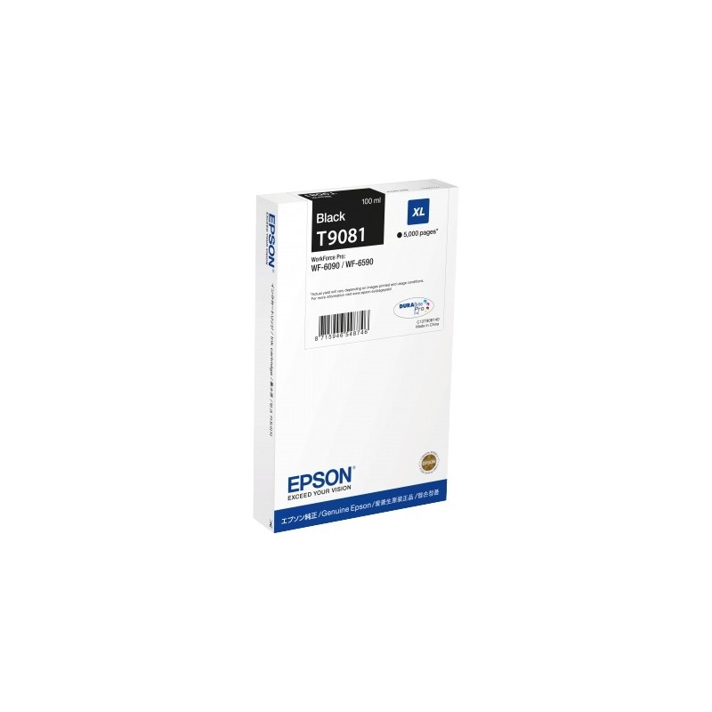 Epson T9081 Negro Cartucho de Tinta Original - C13T908140